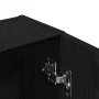 Armario de pared roble negro 32x20x67 cm madera de ingeniería de , Tocadores de baño - Ref: Foro24-862095, Precio: 40,04 €, D...