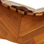 Tumbona mecedora con cojín de madera maciza de acacia by , Loungers - Ref: Foro24-4103885, Price: 181,11 €, Discount: %