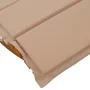 Tumbona mecedora con cojín de madera maciza de acacia by , Loungers - Ref: Foro24-4103885, Price: 181,11 €, Discount: %