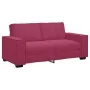 Sofá de 2 plazas de terciopelo rojo tinto 140 cm von , Sofas - Ref: Foro24-4105024, Preis: 214,84 €, Rabatt: %