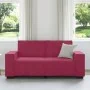 Sofá de 2 plazas de terciopelo rojo tinto 140 cm von , Sofas - Ref: Foro24-4105024, Preis: 214,84 €, Rabatt: %