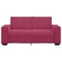 Sofá de 2 plazas de terciopelo rojo tinto 140 cm von , Sofas - Ref: Foro24-4105024, Preis: 214,84 €, Rabatt: %