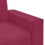 Sofá de 2 plazas de terciopelo rojo tinto 140 cm von , Sofas - Ref: Foro24-4105024, Preis: 214,84 €, Rabatt: %