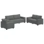 Conjunto de sofá de 3 piezas con cojines de tela gris oscuro de , Sofás - Ref: Foro24-3324650, Precio: 618,89 €, Descuento: %
