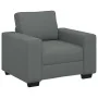 Conjunto de sofá de 3 piezas con cojines de tela gris oscuro de , Sofás - Ref: Foro24-3324650, Precio: 618,89 €, Descuento: %