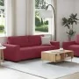 Juego de sofás con cojines 2 piezas tela rojo tinto de , Sofás - Ref: Foro24-3324734, Precio: 466,16 €, Descuento: %