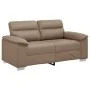 Sofá de 2 plazas de cuero sintético color capuchino 120 cm von , Sofas - Ref: Foro24-4105336, Preis: 224,44 €, Rabatt: %