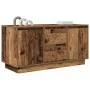 Mueble de TV con luces LED madera vieja 100x41x50 cm de , Muebles TV - Ref: Foro24-861416, Precio: 103,37 €, Descuento: %