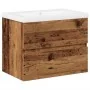 Mueble con lavabo integrado madera envejecida de , Tocadores de baño - Ref: Foro24-3328921, Precio: 152,21 €, Descuento: %