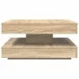 Mesa de centro giratoria 360 grados roble sonoma 70x70x34,5 cm von , Couchtisch - Ref: Foro24-858481, Preis: 76,45 €, Rabatt: %