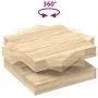 Mesa de centro giratoria 360 grados roble sonoma 70x70x34,5 cm von , Couchtisch - Ref: Foro24-858481, Preis: 76,45 €, Rabatt: %