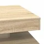 Mesa de centro giratoria 360 grados roble sonoma 70x70x34,5 cm von , Couchtisch - Ref: Foro24-858481, Preis: 76,45 €, Rabatt: %