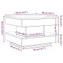 Mesa de centro giratoria 360 grados roble marrón 50x50x34,5 cm de , Mesas de centro - Ref: Foro24-858476, Precio: 61,56 €, De...
