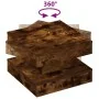 Mesa de centro giratoria 360 grados roble ahumado 50x50x34,5 cm de , Mesas de centro - Ref: Foro24-858474, Precio: 60,51 €, D...