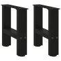 Patas de mesa de centro negro 2uds acero 40x(30-31) cm de , Patas para mesas - Ref: Foro24-4013256, Precio: 54,80 €, Descuent...