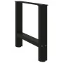 Patas de mesa de centro acero negro 2 uds 50x(42-43) cm de , Patas para mesas - Ref: Foro24-4013280, Precio: 67,45 €, Descuen...