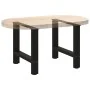 Patas de mesa de centro acero negro 2 uds 50x(42-43) cm de , Patas para mesas - Ref: Foro24-4013280, Precio: 67,45 €, Descuen...