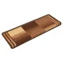 Alfombrillas de escalera autoadhesivas 10 uds marrón 65x21x4 cm de , Alfombrillas para escalones - Ref: Foro24-149845, Precio...