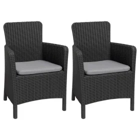 Keter Silla de comedor de jardín Trenton grafito von , Gartenstühle - Ref: Foro24-3082796, Preis: 230,64 €, Rabatt: %