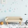 Sofá para niños de tela crema 70x40x24 cm de , Mobiliario para bebés y niños pequeños - Ref: Foro24-3196343, Precio: 68,35 €,...