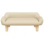 Sofá para niños de tela crema 70x40x24 cm de , Mobiliario para bebés y niños pequeños - Ref: Foro24-3196343, Precio: 68,35 €,...