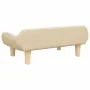 Sofá para niños de tela crema 70x40x24 cm de , Mobiliario para bebés y niños pequeños - Ref: Foro24-3196343, Precio: 68,35 €,...