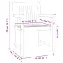 Sillas de jardín 8 uds madera maciza de acacia 56x55,5x90 cm de , Sillas de jardín - Ref: Foro24-3206274, Precio: 652,60 €, D...