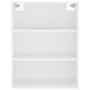 Aparador alto madera contrachapada blanco 69,5x34x180 cm by , Sideboards - Ref: Foro24-3200545, Price: 157,64 €, Discount: %