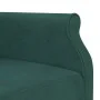 Sofá cama en forma de L terciopelo verde oscuro 271x140x70 cm de , Sofás - Ref: Foro24-3157278, Precio: 472,53 €, Descuento: %