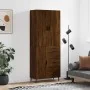 Aparador alto madera contrachapada marrón roble 69,5x34x180 cm by , Sideboards - Ref: Foro24-3195922, Price: 160,35 €, Discou...