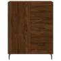 Aparador alto madera contrachapada marrón roble 69,5x34x180 cm by , Sideboards - Ref: Foro24-3195922, Price: 160,35 €, Discou...