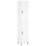High sideboard plywood white 34.5x34x180 cm by , Sideboards - Ref: Foro24-3200145, Price: 109,99 €, Discount: %