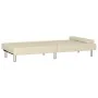 Sofá cama con portavasos cuero sintético color crema by , Sofas - Ref: Foro24-351927, Price: 313,87 €, Discount: %
