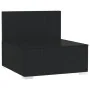 Sofá de 4 plazas con cojines ratán sintético negro de , Conjuntos de jardín - Ref: Foro24-317497, Precio: 462,40 €, Descuento: %