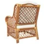 Sofá con cojín ratán natural y lino marrón claro by , Sofas - Ref: Foro24-325471, Price: 274,79 €, Discount: %