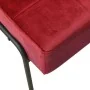 Silla de relajación de terciopelo color vino tinto 65x79x87 cm de , Sillas - Ref: Foro24-325775, Precio: 147,28 €, Descuento: %