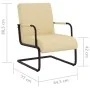 Silla voladiza cuero sintético crema von , Sessel - Ref: Foro24-325782, Preis: 196,17 €, Rabatt: %