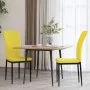 Sillas de comedor 2 uds terciopelo amarillo mostaza de , Sillas de comedor - Ref: Foro24-326100, Precio: 95,92 €, Descuento: %
