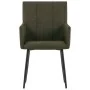Sillas de comedor con reposabrazos 2 unidades tela marrón de , Sillas de comedor - Ref: Foro24-281843, Precio: 169,92 €, Desc...