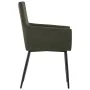 Sillas de comedor con reposabrazos 2 unidades tela marrón de , Sillas de comedor - Ref: Foro24-281843, Precio: 169,92 €, Desc...