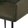Sillas de comedor con reposabrazos 2 unidades tela marrón de , Sillas de comedor - Ref: Foro24-281843, Precio: 169,92 €, Desc...