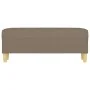 Banco de tela gris taupe 100x35x41 cm de , Bancos - Ref: Foro24-349382, Precio: 57,84 €, Descuento: %