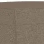 Banco de tela gris taupe 100x35x41 cm de , Bancos - Ref: Foro24-349382, Precio: 57,84 €, Descuento: %