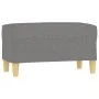 Banco de tela gris oscuro 70x35x41 cm de , Bancos - Ref: Foro24-349368, Precio: 52,84 €, Descuento: %