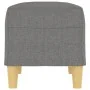 Banco de tela gris oscuro 70x35x41 cm de , Bancos - Ref: Foro24-349368, Precio: 52,84 €, Descuento: %
