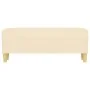 Banco de tela color crema 100x35x41 cm de , Bancos - Ref: Foro24-349377, Precio: 59,41 €, Descuento: %