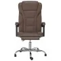 Silla de oficina reclinable cuero sintético marrón de , Sillas de oficina - Ref: Foro24-349698, Precio: 113,29 €, Descuento: %