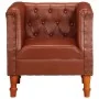 Sillón de cuero auténtico marrón by , Armchairs - Ref: Foro24-286589, Price: 283,21 €, Discount: %