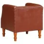 Sillón de cuero auténtico marrón by , Armchairs - Ref: Foro24-286589, Price: 283,21 €, Discount: %