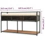 Banco de almacenamiento con cojín 107,5x34,5x59 cm de , Bancos para recibidores y almacenamiento - Ref: Foro24-245461, Precio...